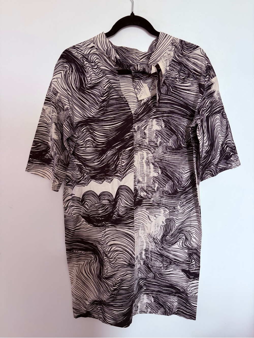 Marimekko Ines Simpukka Swirly Pattern Dress - Size 34